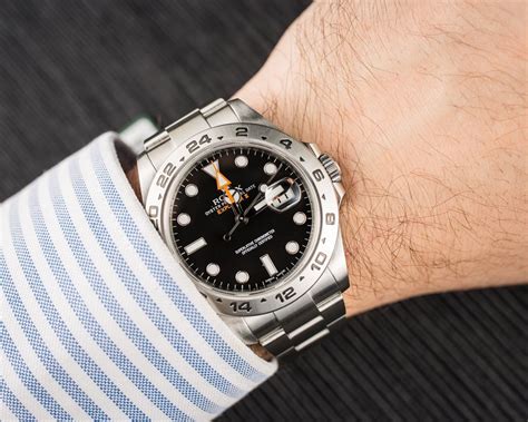 rolex explorer 2 42mm black dial|rolex explorer 2 polar 40mm.